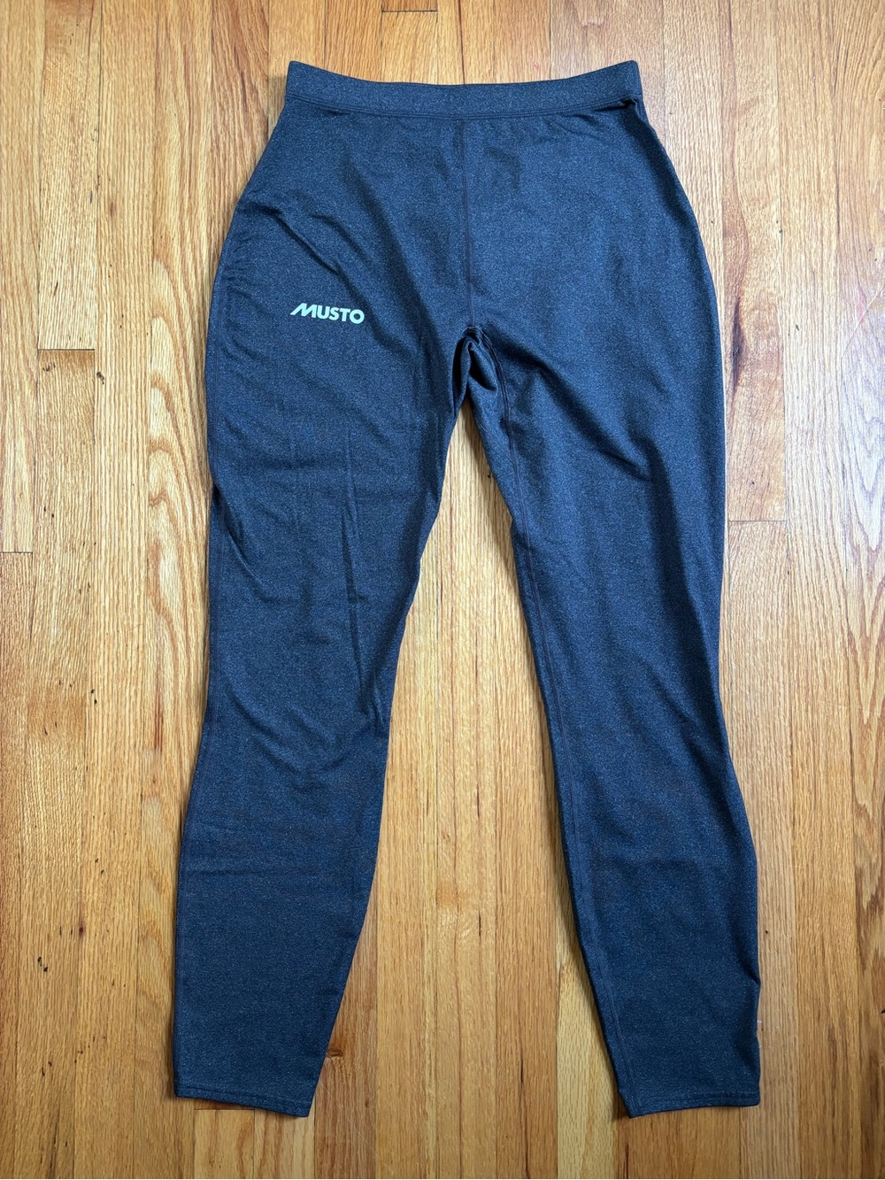 Musto Men's Charcoal Thermal Base Layer Performance Trousers Large